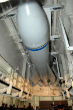 The size of the Massive Ordnance Penetrator is evident from this unofficial photograph. Image of The size of the Massive Ordnance Penetrator is evident from this unofficial photograph.