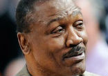 Joe Frazier used his righteous left hook with impunity during his professional career, retiring in 1976 with a 32-4-1 record, staging one last comeback fight in 1981. Image of Joe Frazier used his righteous left hook with impunity during his professional career, retiring in 1976 with a 32-4-1 record, staging one last comeback fight in 1981.