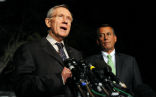 Even before the deadline, leaders of both parties were playing the blame game. Image of Even before the deadline, leaders of both parties were playing the blame game.