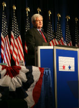 Gingrich is on a clear trajectory to win the Republican presidential primary. Image of Gingrich is on a clear trajectory to win the Republican presidential primary.