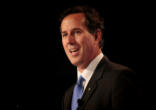 Republican Presidential contender Rick Santorum Image of Republican Presidential contender Rick Santorum