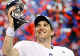 Giants quarterback Eli Manning, the MVP award winner, said Image of Giants quarterback Eli Manning, the MVP award winner, said