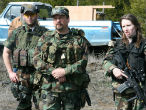 Members of the Idaho Lightfoot militia. Image of Members of the Idaho Lightfoot militia.