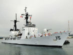 The Philippine government has sent the Gregorio del Pilar to the South China Sea along with a coast guard vessel to apprehend Chinese fishing boats. Image of The Philippine government has sent the Gregorio del Pilar to the South China Sea along with a coast guard vessel to apprehend Chinese fishing boats.