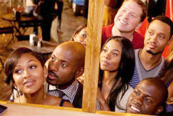 The ensemble African American comedy 'Think Like A Man' kept its top spot at the nation's box offices for what was a relatively quiet weekend before the rush of big-budget adventures that typify summer releases. The ensemble African American comedy 'Think Like A Man' kept its top spot at the nation's box offices for what was a relatively quiet weekend before the rush of big-budget adventures that typify summer releases.