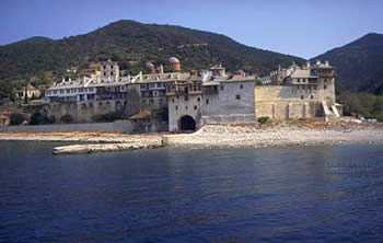 Xenophontos Monastery on Mt. Athos. Xenophontos Monastery on Mt. Athos.