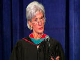 HHS Secretary Sebelius at Georgetown Image of HHS Secretary Sebelius at Georgetown