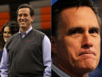Santorum's endorsement of Romney isn't exactly ringing, but it still counts. Image of Santorum's endorsement of Romney isn't exactly ringing, but it still counts.