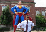 In fairness, Obama did beat out Superman. Image of In fairness, Obama did beat out Superman.