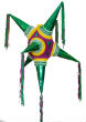 A traditional Mexican-Catholic pinata with the spikes representing the seven deadly sins. Image of A traditional Mexican-Catholic pinata with the spikes representing the seven deadly sins.