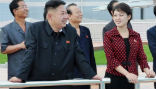 Kim Jong Eun and his new wife, Ri Sol Ju. Image of Kim Jong Eun and his new wife, Ri Sol Ju.