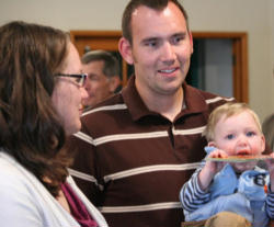James Fulton, dubbed the 'miracle' boy, is now 1 year-old. His healing is attributed to the intercession of Bishop Sheen James Fulton, dubbed the 'miracle' boy, is now 1 year-old. His healing is attributed to the intercession of Bishop Sheen