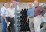 Shown here, from left to right, are James Newland, Andrew Newland, Paul Newland and William Newland. William, Paul and James, plus their sister Christine, own Hercules. Andrew, William's son, is vice president of the family business Image of Shown here, from left to right, are James Newland, Andrew Newland, Paul Newland and William Newland. William, Paul and James, plus their sister Christine, own Hercules. Andrew, William's son, is vice president of the family business