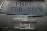 Pray for rain, good advice this summer. Image of Pray for rain, good advice this summer.