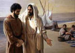 Jesus and Peter Image of Jesus and Peter