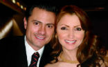 Mexico's new President, Enrique Nieto with his wife, Angelica Rivera. Image of Mexico's new President, Enrique Nieto with his wife, Angelica Rivera.