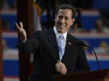 Rick Santorum in Tampa Image of Rick Santorum in Tampa