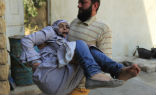 A member of the Free Syrian Army carries a wounded civilian away from immediate danger. Civilians are receiving little to no medical care for lack of doctors and medicine. Image of A member of the Free Syrian Army carries a wounded civilian away from immediate danger. Civilians are receiving little to no medical care for lack of doctors and medicine.