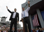 Romney and Ryan will win according to a model that has accurately predicted elections since 1980. Image of Romney and Ryan will win according to a model that has accurately predicted elections since 1980.