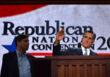 Mitt Romney preparing for his acceptance speech Image of Mitt Romney preparing for his acceptance speech