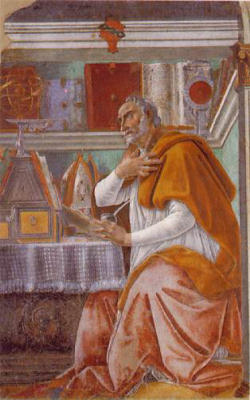 St. Augustine: 'Too late have I loved Thee, O Beauty ever ancient, ever new. Too late have I loved Thee. For behold Thou wert within, and I without, and there did I seek Thee. I, unlovely, rushed heedlessly among the things of beauty which Thou madest' (Bk. 10, 27, 38). St. Augustine: 'Too late have I loved Thee, O Beauty ever ancient, ever new. Too late have I loved Thee. For behold Thou wert within, and I without, and there did I seek Thee. I, unlovely, rushed heedlessly among the things of beauty which Thou madest' (Bk. 10, 27, 38).