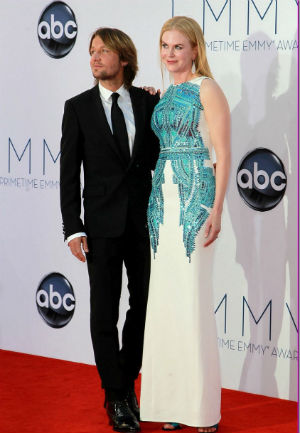 Keith Urban and Nicole Kidman at the 64th Annual Primetime Emmy Awards Keith Urban and Nicole Kidman at the 64th Annual Primetime Emmy Awards