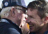 Fearless Felix Baumgartner's success robbed his friend Joe Kittinger with his sole record, for the longest time spent in a freefall. But he was clearly as relieved as anyone to see the others broken at last. Image of Fearless Felix Baumgartner's success robbed his friend Joe Kittinger with his sole record, for the longest time spent in a freefall. But he was clearly as relieved as anyone to see the others broken at last.