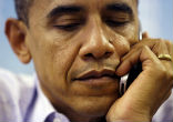 One more lackluster performance and Obama's out. Image of One more lackluster performance and Obama's out.