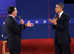 Both candidates sparred with equal alacrity on Tuesday night. Image of Both candidates sparred with equal alacrity on Tuesday night.