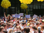 The Stand Up For Religious Freedom rally is designed to bring attention to the unprecedented assault on First Amendment rights. Image of The Stand Up For Religious Freedom rally is designed to bring attention to the unprecedented assault on First Amendment rights.