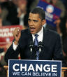 Obama want your change, literally. Image of Obama want your change, literally.