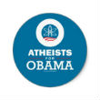 Atheists and their allies supported Obama in overwhelming numbers. Image of Atheists and their allies supported Obama in overwhelming numbers.