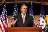 Boehner has announced a stalemate in talks with the President. Image of Boehner has announced a stalemate in talks with the President.
