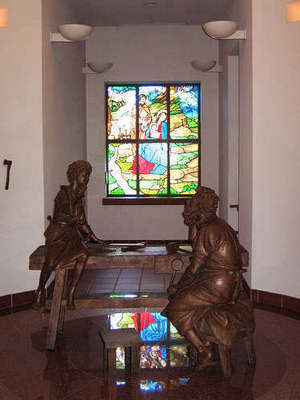 The workshop of Nazareth at Our Lady, Queen of the Universe in Orlando, Florida The workshop of Nazareth at Our Lady, Queen of the Universe in Orlando, Florida