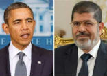 President Obama of the United States and President Morsi of Egypt Image of President Obama of the United States and President Morsi of Egypt