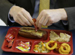 Free school lunches are for the kids. Image of Free school lunches are for the kids.