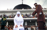 Flogging is a common punishment for women under Sharia law. Image of Flogging is a common punishment for women under Sharia law.