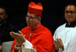Cardinal Mahony is in Rome where he is already blogging about the atmosphere there. Image of Cardinal Mahony is in Rome where he is already blogging about the atmosphere there.