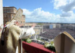 Pope Benedict reverencing the cross Image of Pope Benedict reverencing the cross
