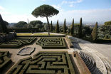 One of the excellent views enjoyed from the papal villa. Image of One of the excellent views enjoyed from the papal villa.
