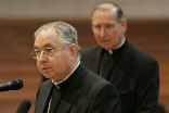 Archbishop Gomez has relieved Cardinal Mahony of all public duties. Image of Archbishop Gomez has relieved Cardinal Mahony of all public duties.
