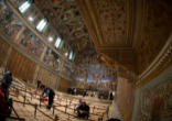The workers preparing the Sistine Chapel Image of The workers preparing the Sistine Chapel