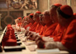 The Cardinal electors gather Image of The Cardinal electors gather