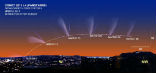 Where to spot PanSTARRS over the next several days. Image of Where to spot PanSTARRS over the next several days.