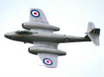 The Gloster Meteor is one of the most beloved icons of the Royal Air Force. Image of The Gloster Meteor is one of the most beloved icons of the Royal Air Force.