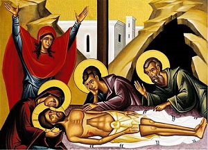 One of many icons reflecting on Holy Saturday One of many icons reflecting on Holy Saturday