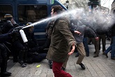 Marchers defend marriage in Paris, France Image of Marchers defend marriage in Paris, France