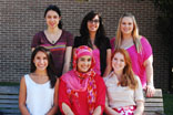 Pictured left to right:
Bottom: Brittany Garza, Nadeen Mustafa, Chloe Jester
Top: Maire Kelley, Rebecca Skaff, Bonnie Treece Image of Pictured left to right:
Bottom: Brittany Garza, Nadeen Mustafa, Chloe Jester
Top: Maire Kelley, Rebecca Skaff, Bonnie Treece