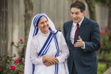Vicky McCormick as Mother Teresa, Marty Blair as Malcolm Muggeridge. -Photo by Bara Photography Image of Vicky McCormick as Mother Teresa, Marty Blair as Malcolm Muggeridge. -Photo by Bara Photography