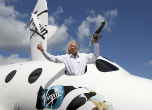 Sir Richard Branson is the man behind the world's first successful private, regular space-passenger initiative. Image of Sir Richard Branson is the man behind the world's first successful private, regular space-passenger initiative.